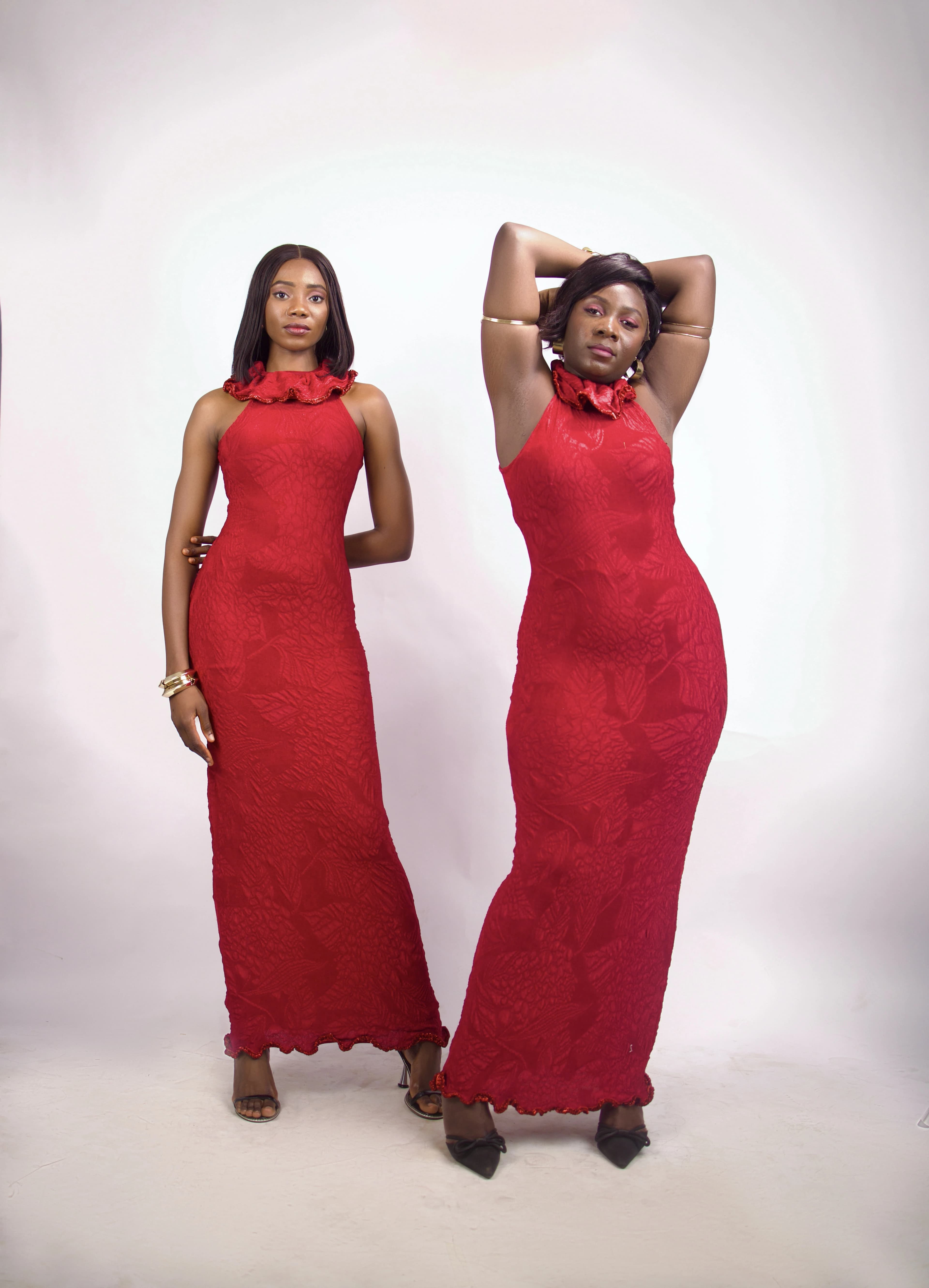 Scarlet Silhouette Gown